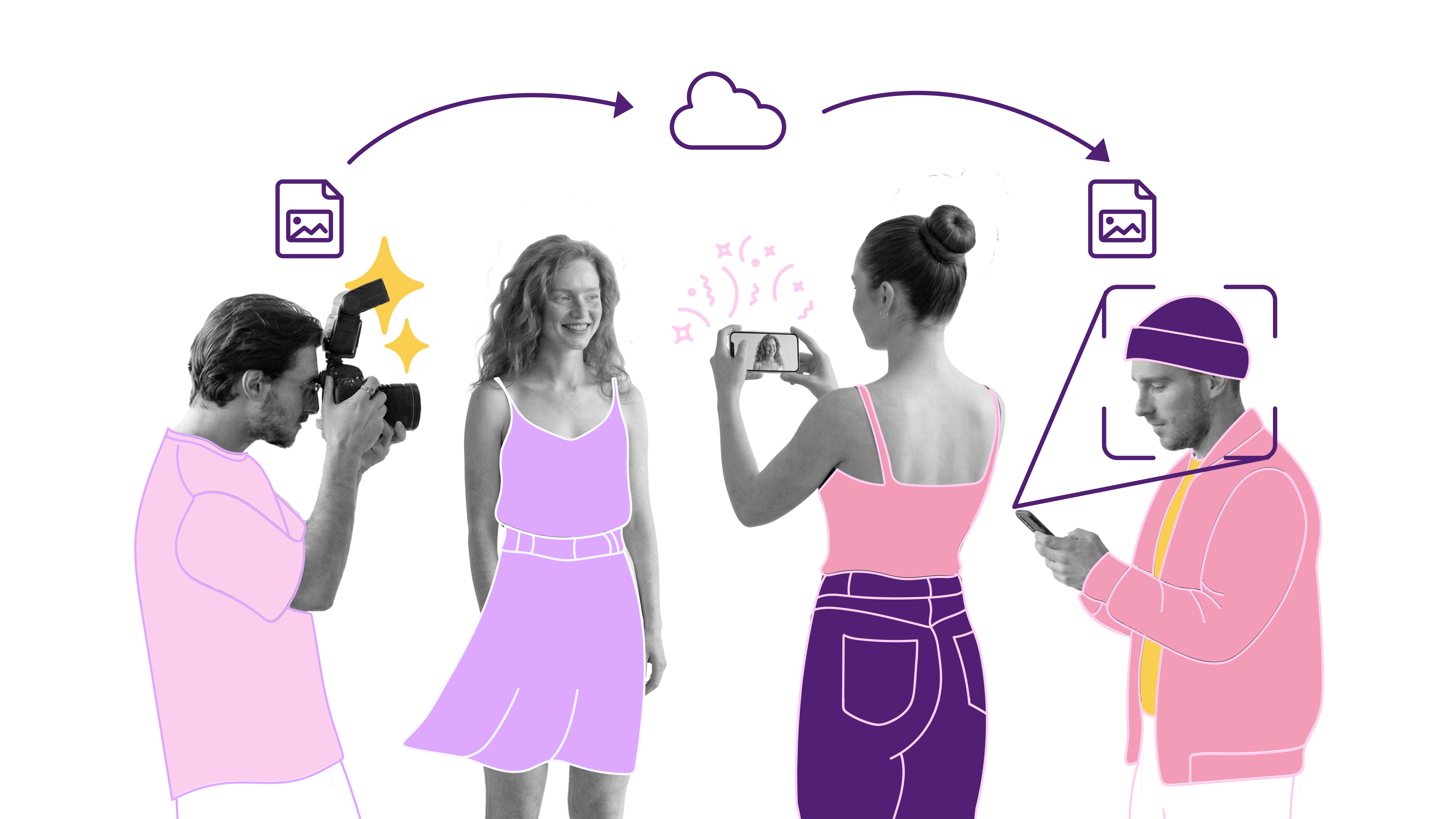 Gleamy AI — event photo gallery with face search, link and QR guest uploads